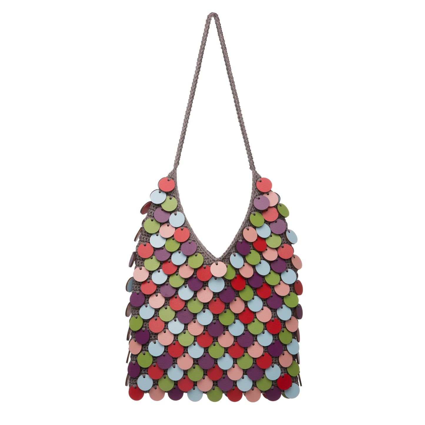 Nera Knitted Colorful Hobo Bag