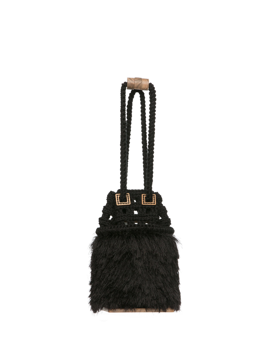 Fanfare Beast Knitted Bucket Bag