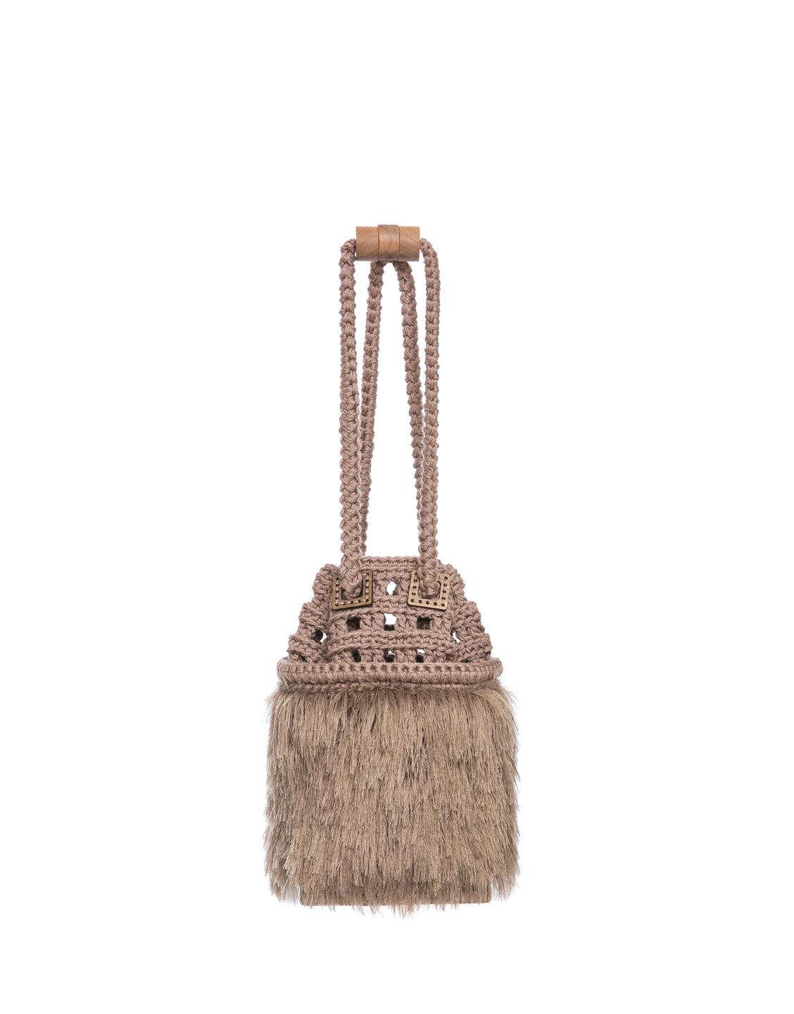 Fanfare Beast Knitted Bucket Bag