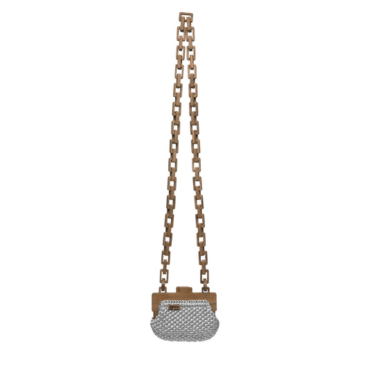 Little Franklin Knitted Sparkling Crossbody Bag