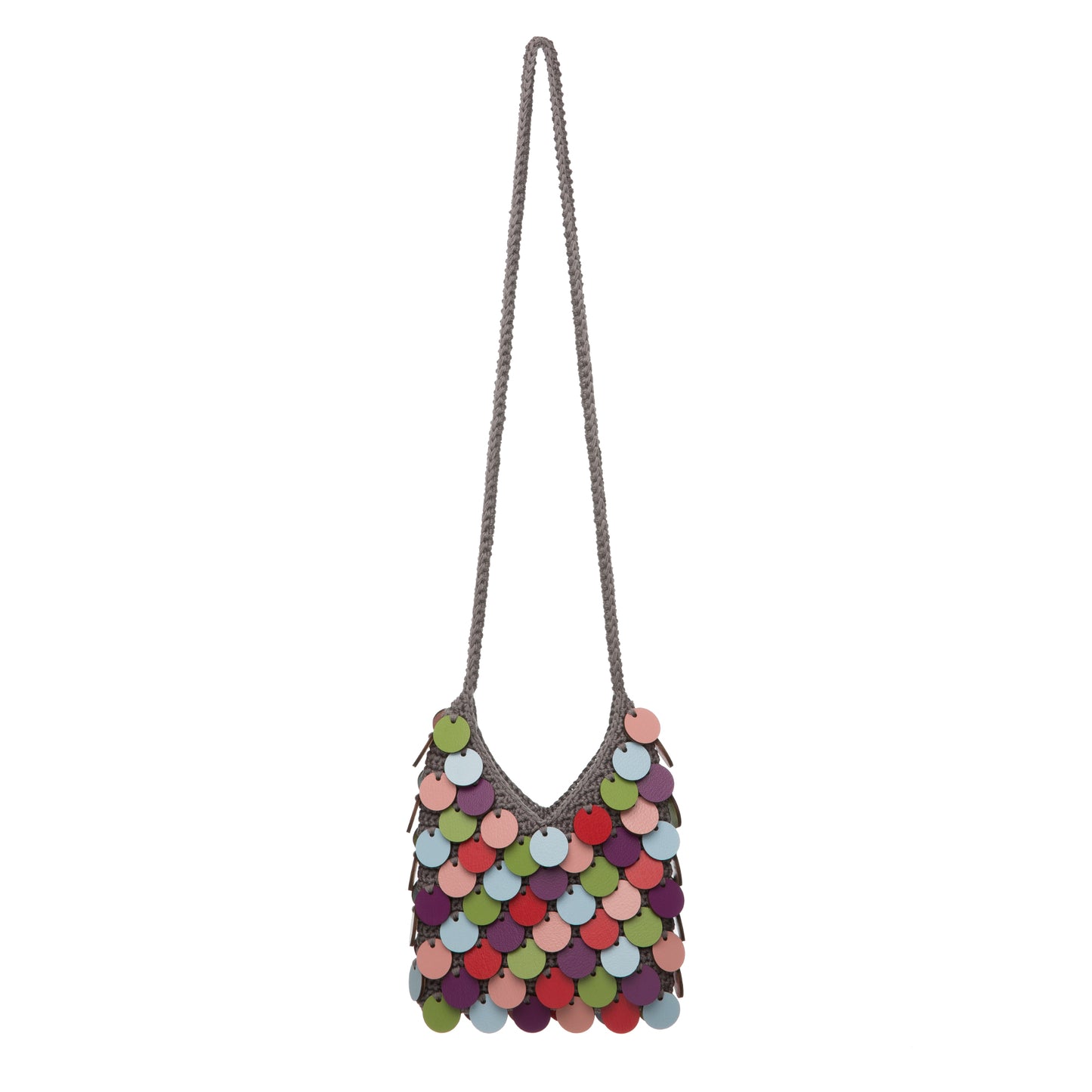 Lyra Knitted Colorful Crossbody Bag