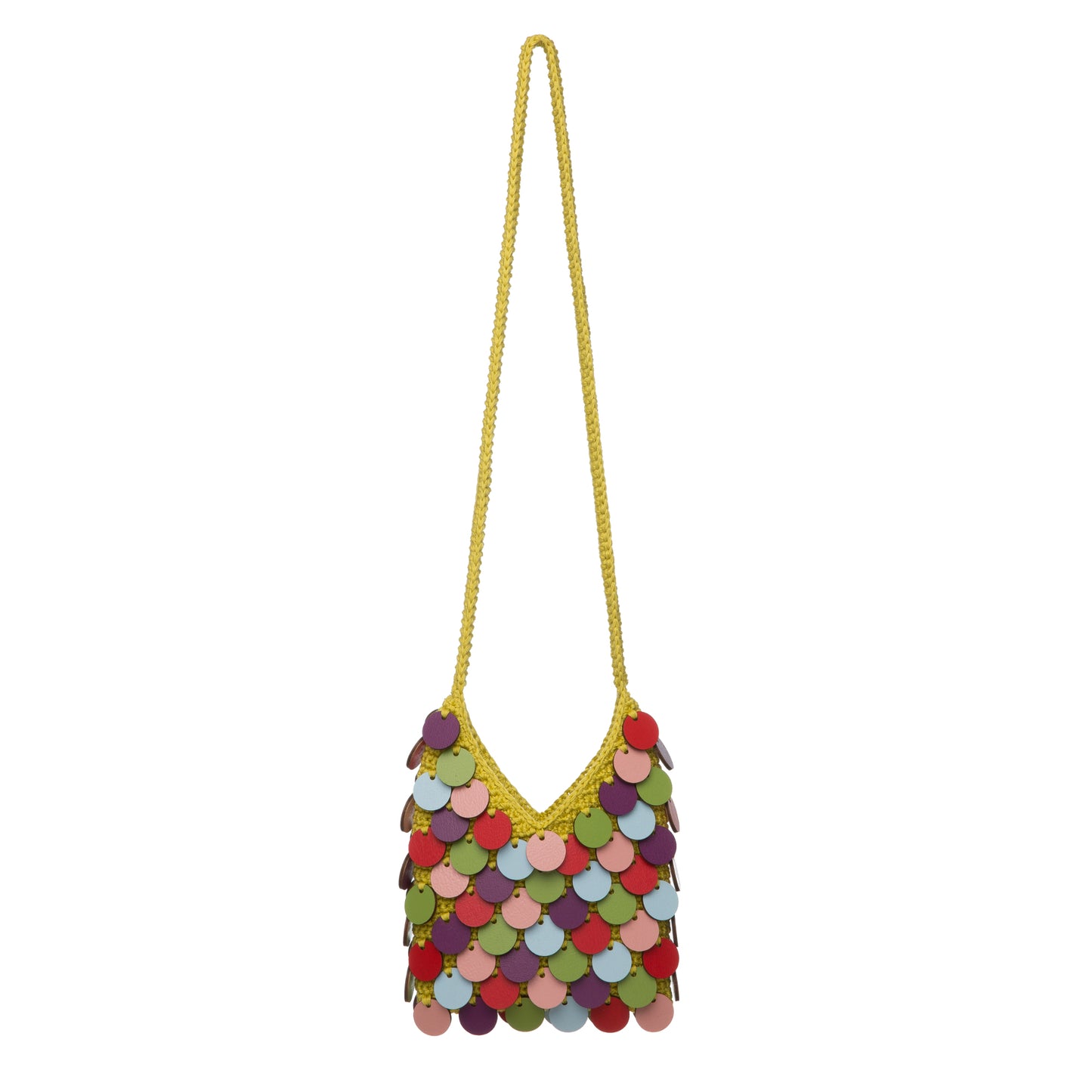 Lyra Knitted Colorful Crossbody Bag