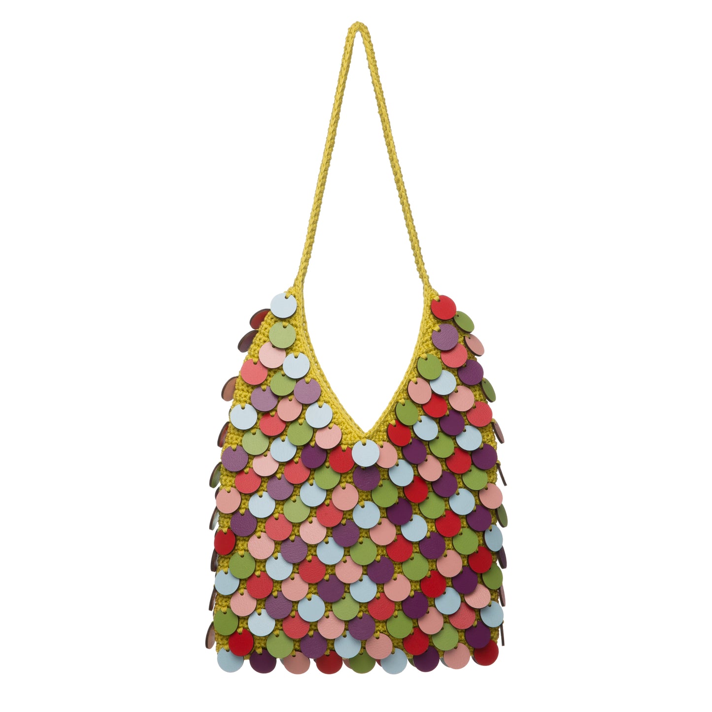 Nera Knitted Colorful Hobo Bag