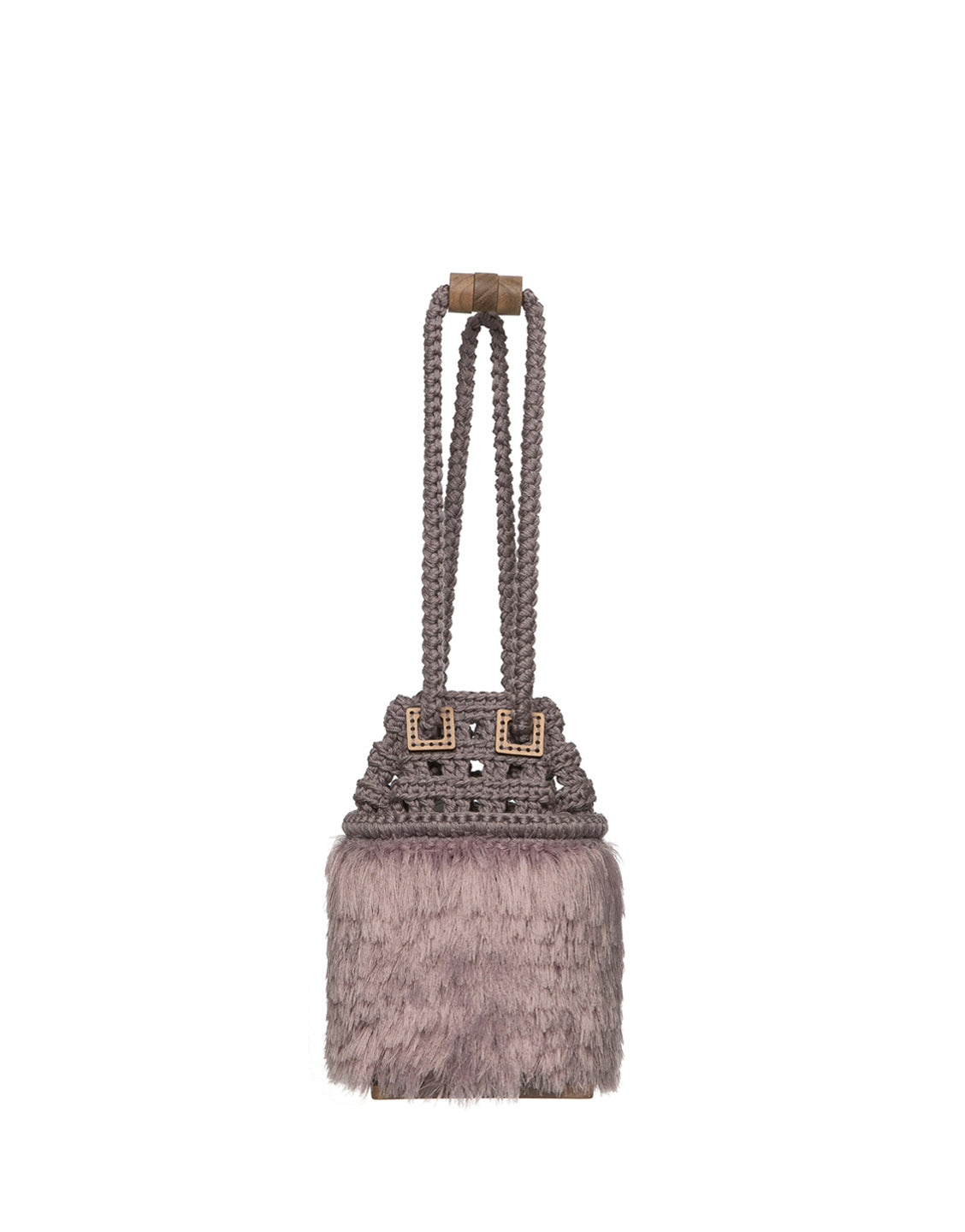 Fanfare Beast Knitted Bucket Bag