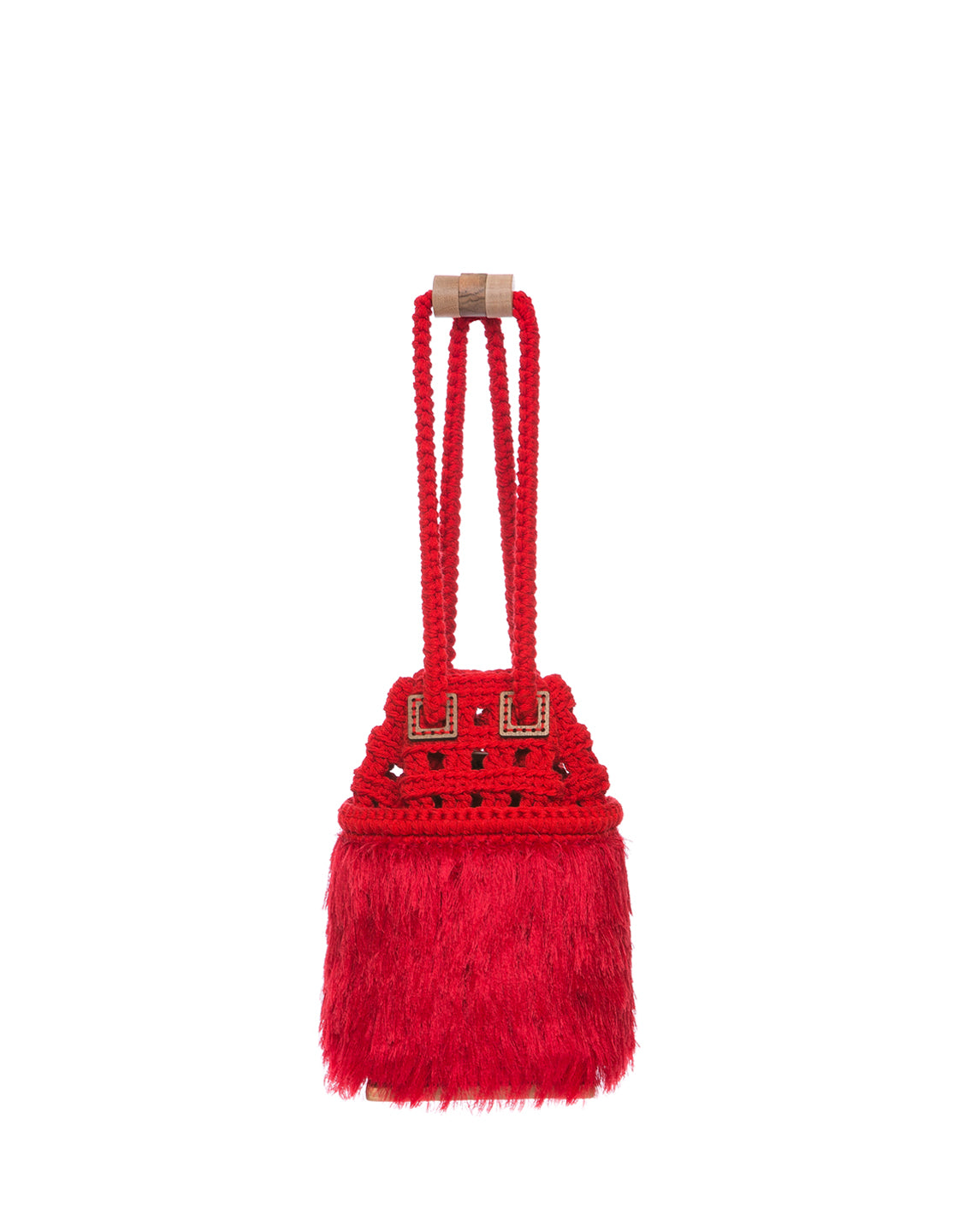 Fanfare Beast Knitted Bucket Bag