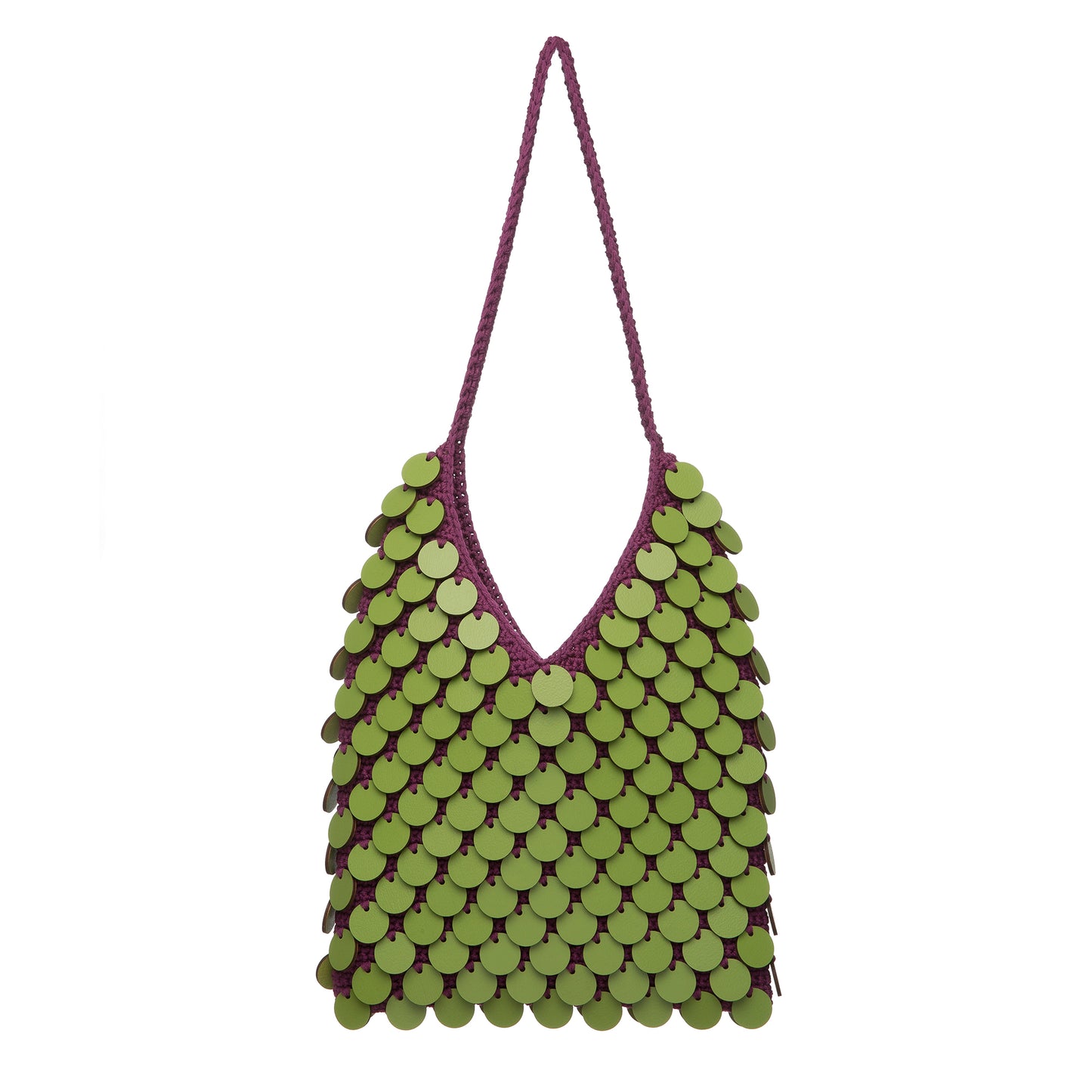 Nera Knitted Colorful Hobo Bag