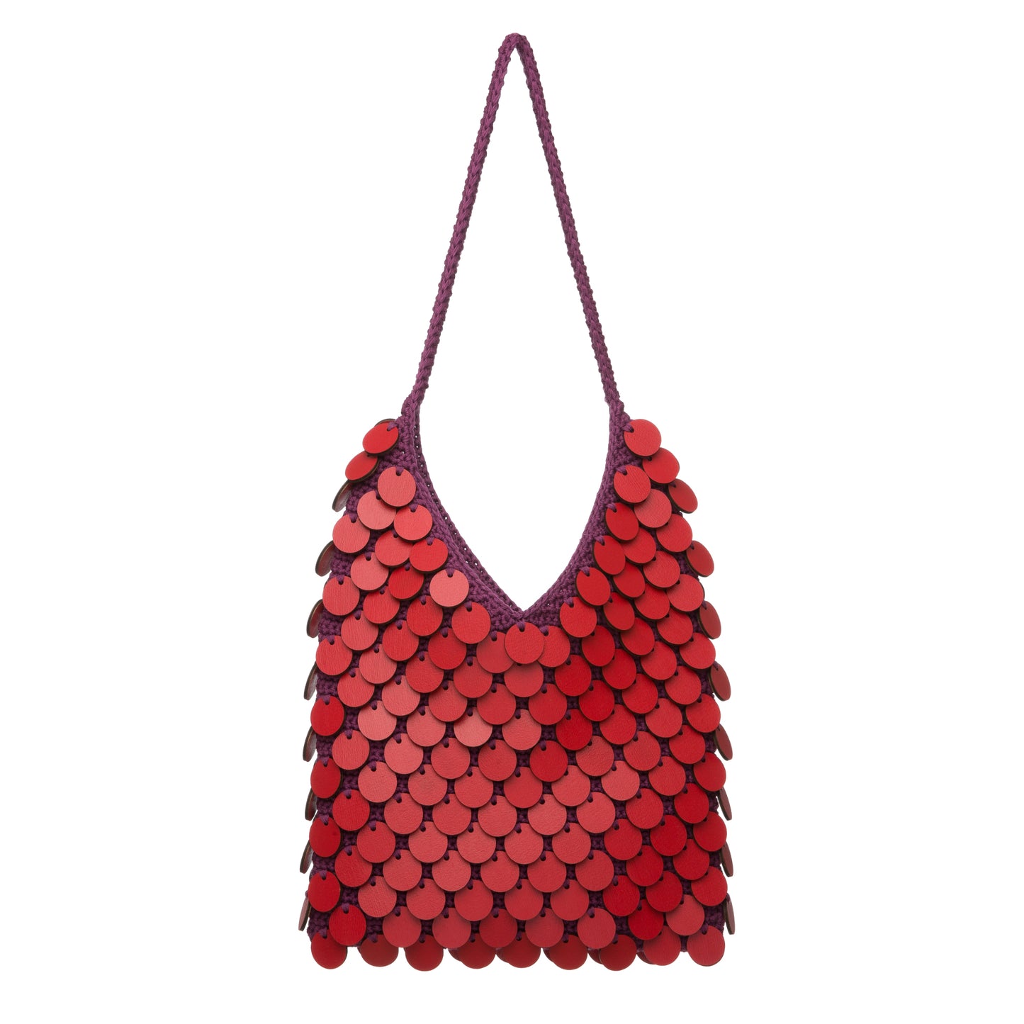 Nera Knitted Colorful Hobo Bag