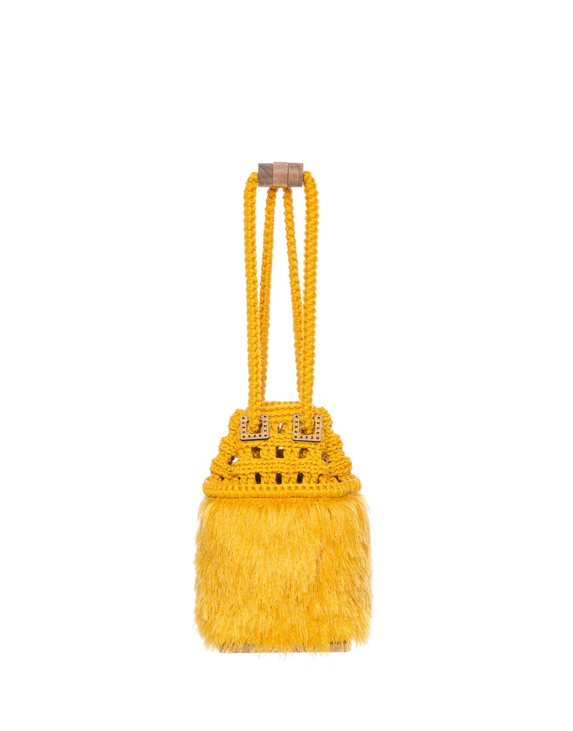 Fanfare Beast Knitted Bucket Bag